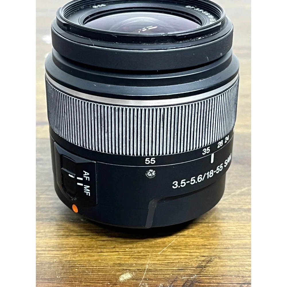 Sony DT 18-55mm f3.5-5.6 SAM Zoom Lens for A-Mount DSLR SAL1855 Black